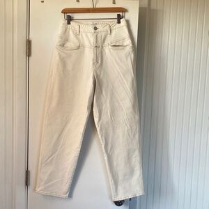 Closed Off-White Straight Leg Jeans